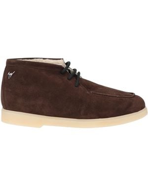 Giuseppe Zanotti Ankle Boots Leather - Brown