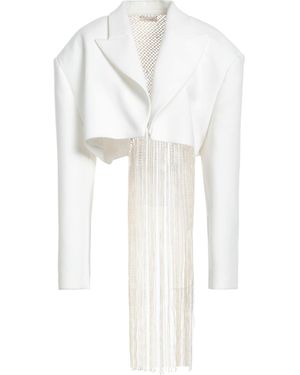 The Mannei Jacket Polyester, Rayon, Elastane - White