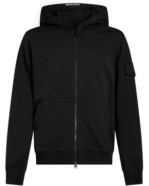 Woolrich Sweatshirt Cotton, Polyester, Elastane - Black