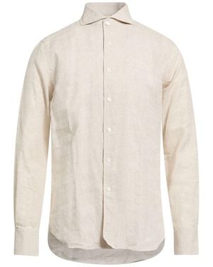 Canali Shirt Linen - White