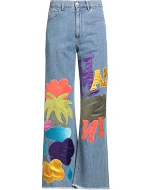 Marni X No Vacancy Inn Jeans Cotton, Viscose, Polyester - Blue