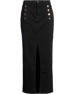 ViCOLO Denim Skirt Cotton, Elastane - Black