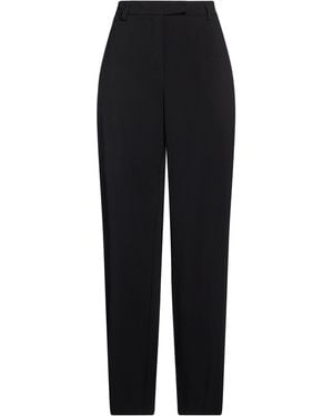 RUE DU BAC Trousers Polyester, Viscose, Elastane - Black