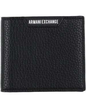 ARMANI EXCHANGE Wallet Polyester - Black