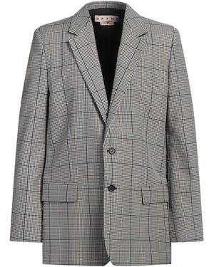 Marni Blazer Virgin Wool, Polyester - Gray