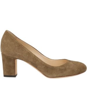 Jimmy Choo Military Pumps Leather - Natural