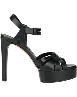 Casadei Sandals Leather - Black