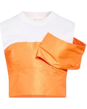 McQueen Top Cotton, Polyester - Orange