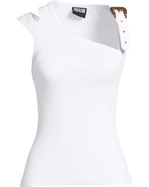 Versace Jeans Couture Top Cotton, Elastane - White
