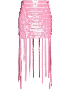 Pinko Mini Skirt Polyamide, Polyester - Pink