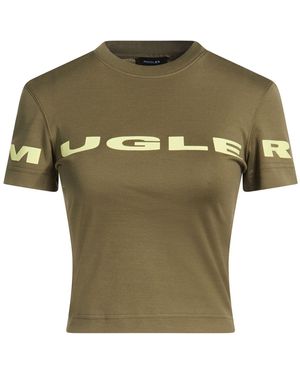Mugler Military T-Shirt Cotton - Green