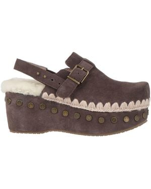 Mou Mules & Clogs - Braun