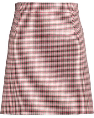Akris Punto Mini Skirt Virgin Wool - Red