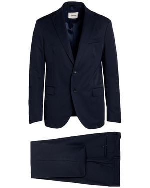 Paoloni Suit Virgin Wool - Blue