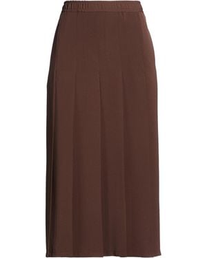 Shirtaporter Midi Skirt - Brown