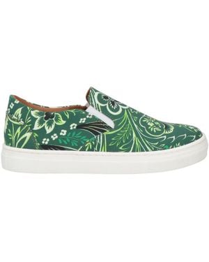 Etro Trainers Textile Fibres - Green