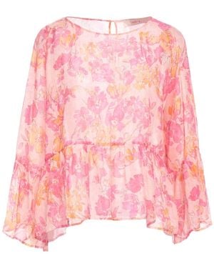 Jucca Fuchsia Top Cotton, Silk - Pink