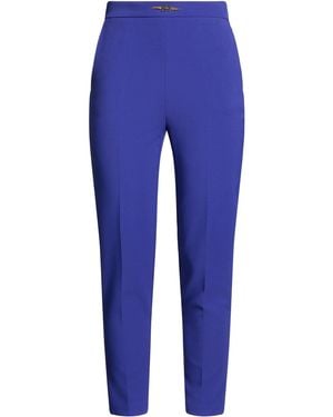 Elisabetta Franchi Essentials Pants Polyester, Elastane - Blue