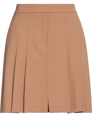 Kaos Mini Skirt Polyester, Viscose, Elastane - Natural