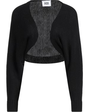Alpha Studio Cardigan - Black