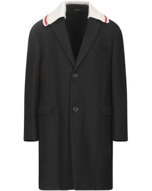 Lanvin Coat Wool, Cotton - Black