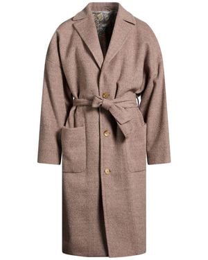 Etro Coat Wool - Brown