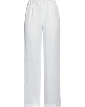 120% Lino Trouser - White
