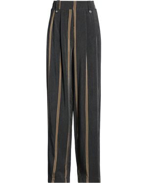 MÊME ROAD Charcoal Pants Viscose, Polyamide - Gray