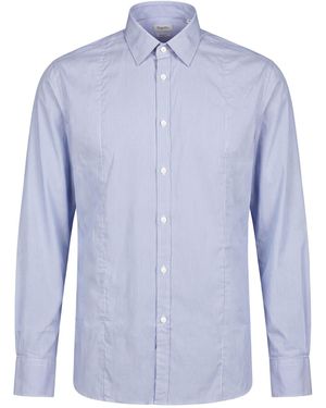 Bagutta Shirt Cotton, Polyamide, Lyocell - Blue