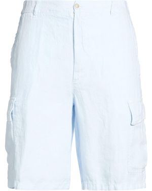 120% Lino Shorts & Bermuda Shorts - Blue