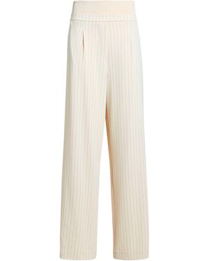 Imperial Ivory Pants Polyester, Elastane - White