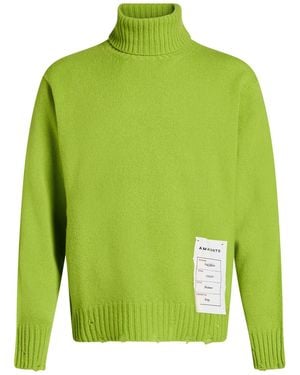 Amaranto Turtleneck Wool, Cashmere - Green