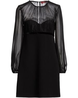 Max Mara Mini Dress Silk, Acetate, Polyester - Black