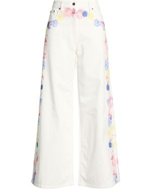 MSGM Jeans Cotton - White