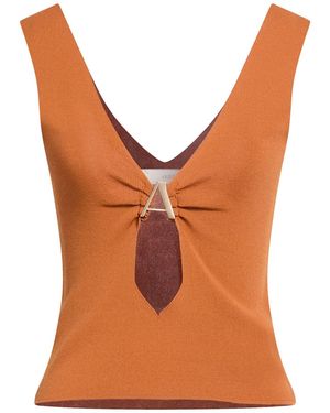 Akep Rust Top Viscose, Polyamide - Brown