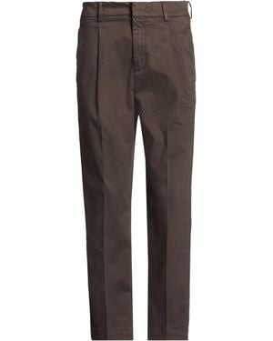 Entre Amis Dark Trousers Cotton, Elastane - Grey