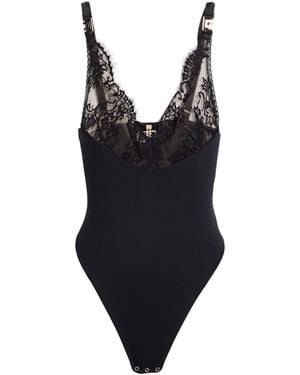 Elisabetta Franchi Bodysuits - Black