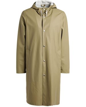 Stutterheim Overcoat & Trench Coat Cotton, Polyester, Pvc - Natural