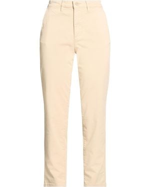 Guess Pants Cotton, Elastane - Natural