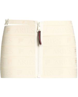 ARIES x FILA Mini Skirts - Natural