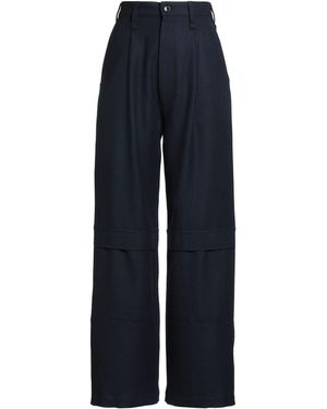 Ami Paris Trousers Wool - Blue