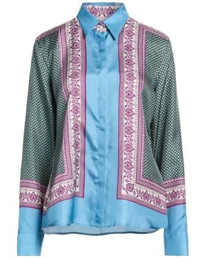 Caliban Shirt Silk - Blue