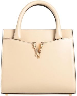 Versace Handbag Calfskin - Natural
