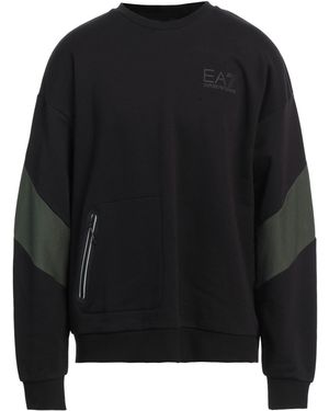EA7 Sweatshirt Cotton, Elastane - Black