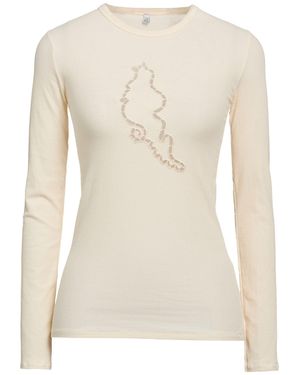 Baserange Cream T-Shirt Organic Cotton, Elastane - Natural