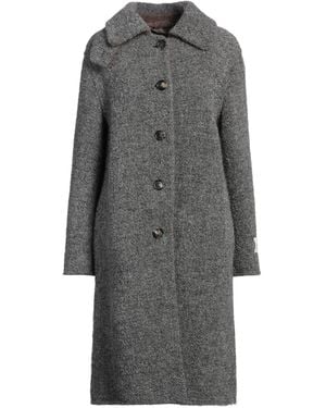 Peuterey Wool Coat Mohair Wool, Alpaca Wool, Virgin Wool, Polyamide - Grey