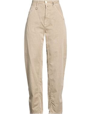 High Use Pants Cotton, Linen, Elastane - Natural