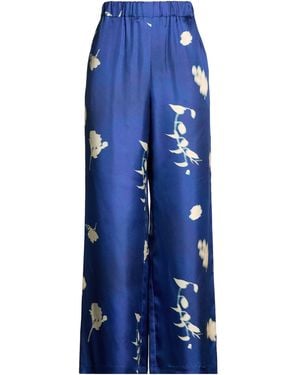 Max Mara Pants Silk - Blue