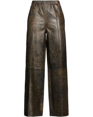Giorgio Brato Pants Leather - Gray