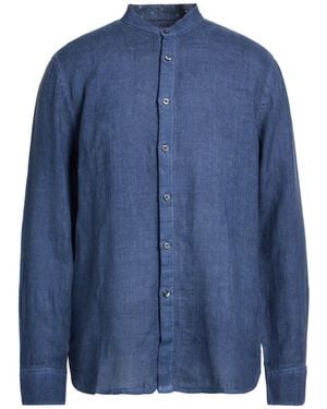 120% Lino Shirt Linen - Blue